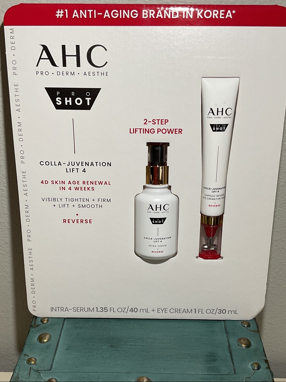 AHC Colla-Juvenation 2-Step Lifting Serum & Eye Cream – White